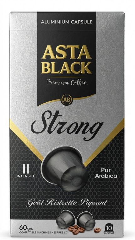 Café en capsules Asta Strong - Goût piquant