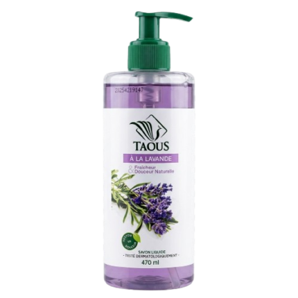Savon liquide Taous à la lavande - 470 ml